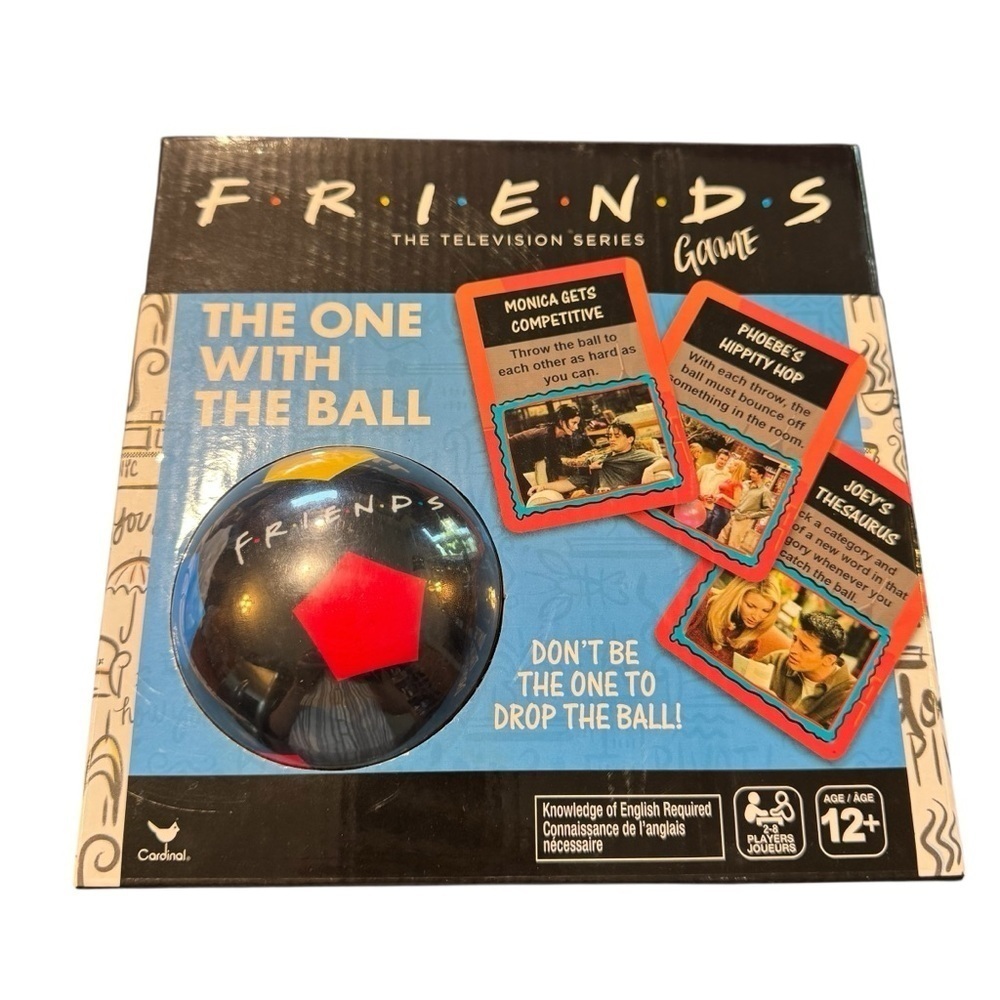 FRIENDS The One With The Ball Game - Black and Red